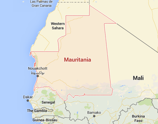 Mauritania Map